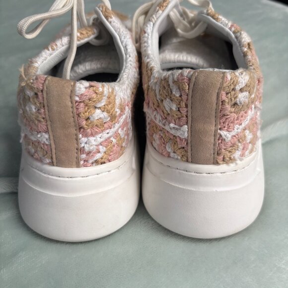 FREE PEOPLE - Catch Me If You Can - Embroidered Wedge Sneakers - size EU 39 - Picture 11 of 11